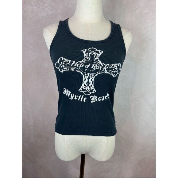 Y2K Grunge Hard Rock Cafe Tank Goth - Picture 1 of 8